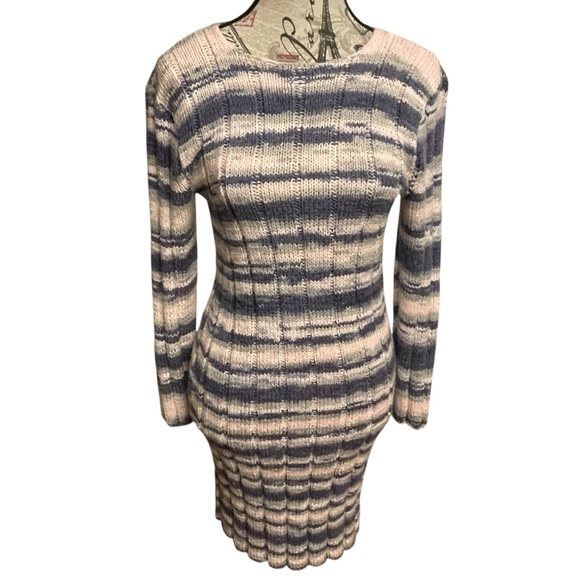 Dresses & Skirts - Striped Hand-Knit Sweater Dress